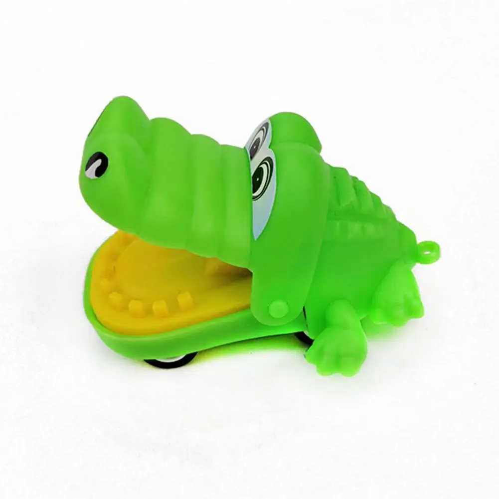 

3Pcs Cartoon Animal Big Mouth Crocodile Hippo Mold Pull Back Mini Car Puzzle Toy