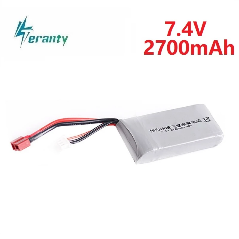 1 шт. обновление 2700 мАч для Wltoys 12428 12423 RC четырехколесный пульт дистанционного