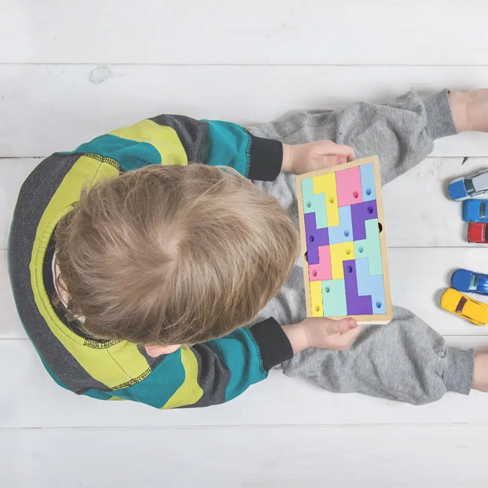 Деревянная детская подходящая русская коробка настольная игра головоломка