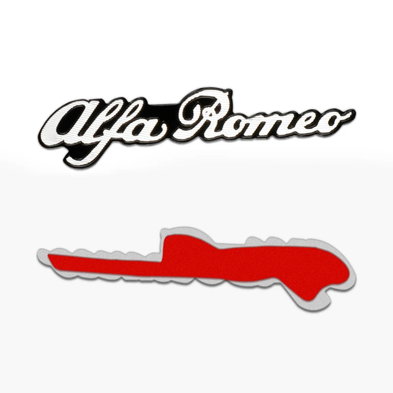 4 шт. Автомобильная 3D алюминиевая Эмблема для украшения аудио наклейка Alfa Romeo 159 147