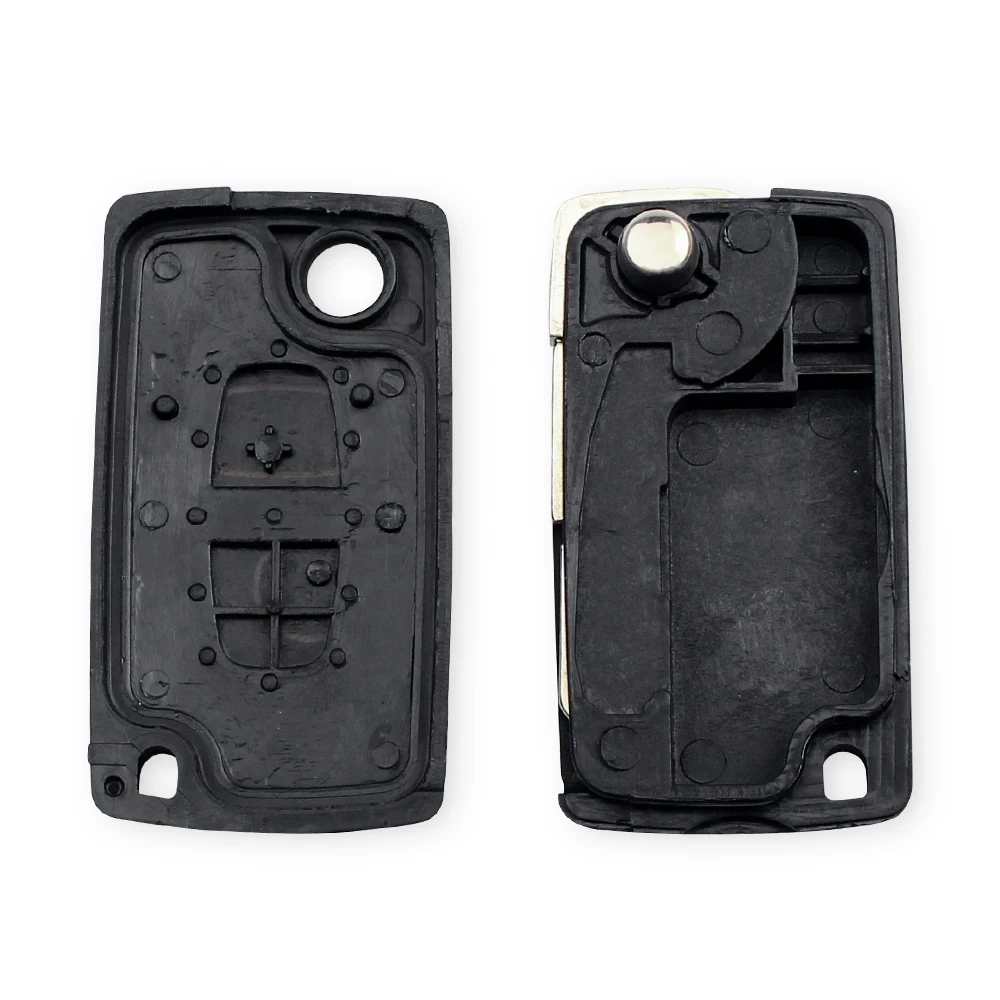 Dandkey изменение складной флип удаленный Оболочки 2 Пуговицы для Peugeot 106 206 306 406 Citroen C2