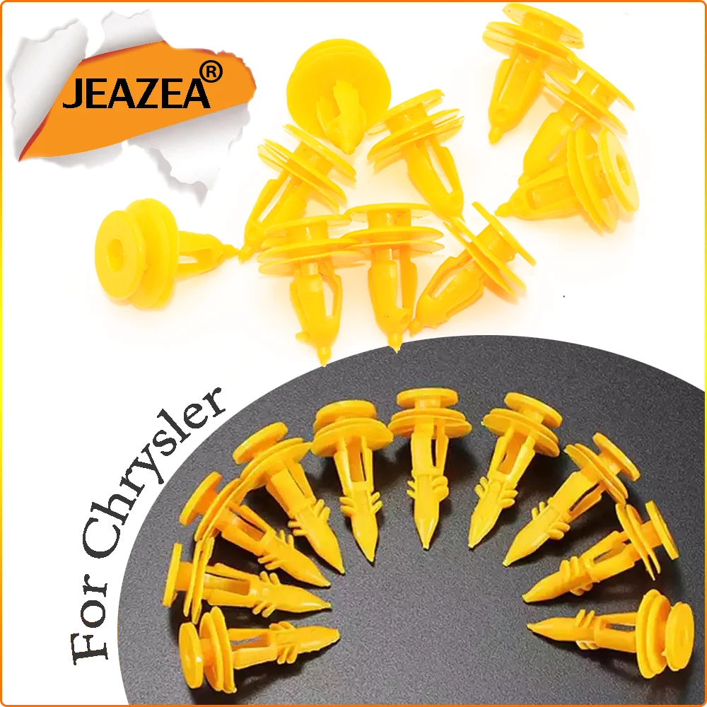 

JEAZEA 10Pcs Tail Door Panel Clips Fastener Retainert For Jeep Grand Cherokee Chrysle Breeze WJ Laredo Dodge 6502991 6507686AA