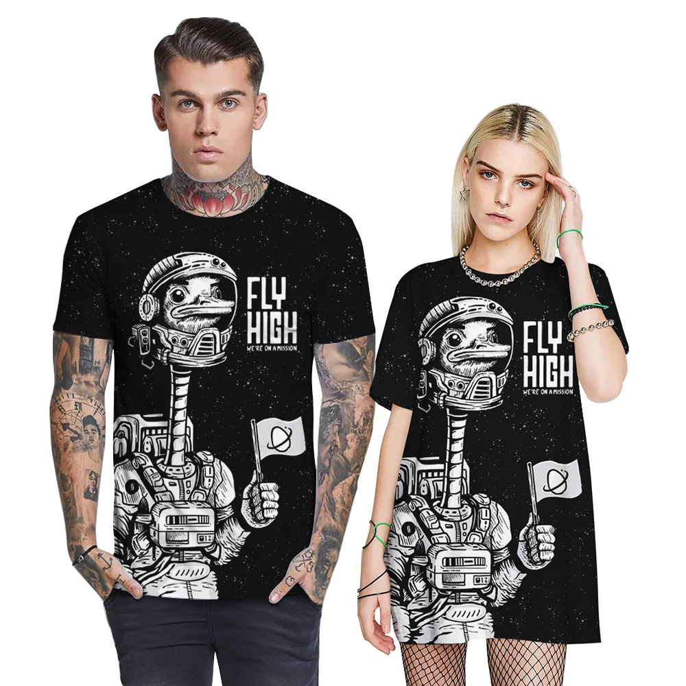 

Футболка мужская с круглым вырезом, Свободная Повседневная рубашка с принтом покера розы, модный трендовый Топ, одежда для пар, лето 2021