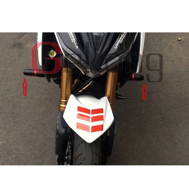 Fit For KTM RC390 RC 390 2014 2015 2016 2017 2018 Motorcycle CNC Frame Crash Pads Exhaust Sliders Protector With logoRC390 | Автомобили и