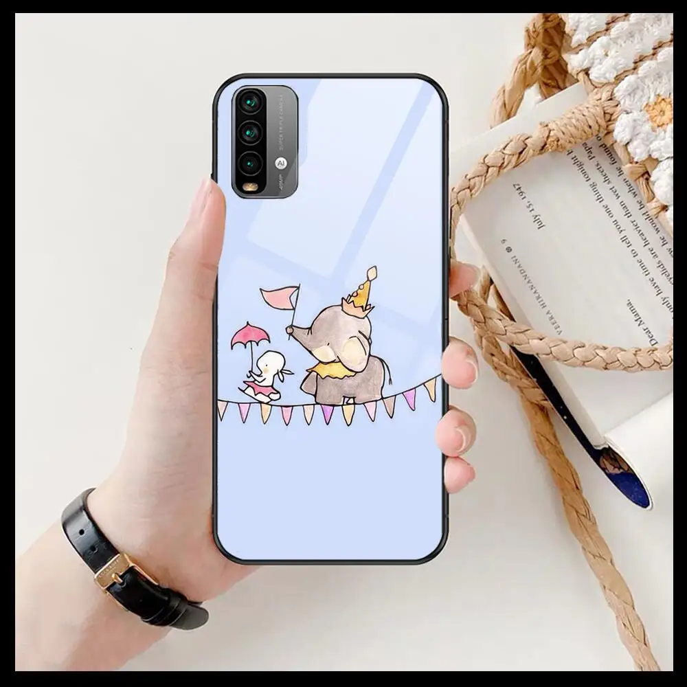 

disney Dumbo Phone Case For XiaoMi Redmi 11lite ultra 9 8A 7A 6 A Pro T 5G K40 Anime Black Cover Silicone Back Pret