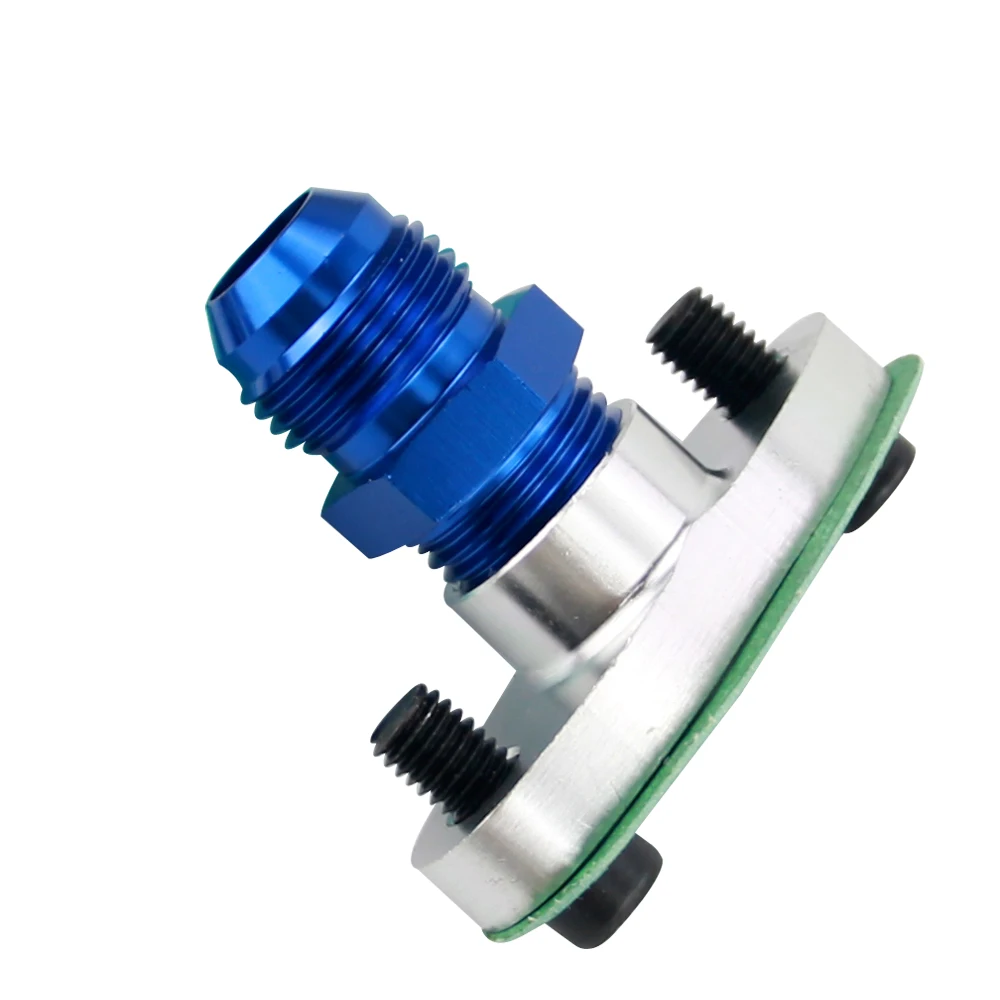 LPXWM - 1/2 NPT мама Алюминий слива масла турбо-фланец T3 T4 T04 GT40 GT55 серебро + TO10AN клеш