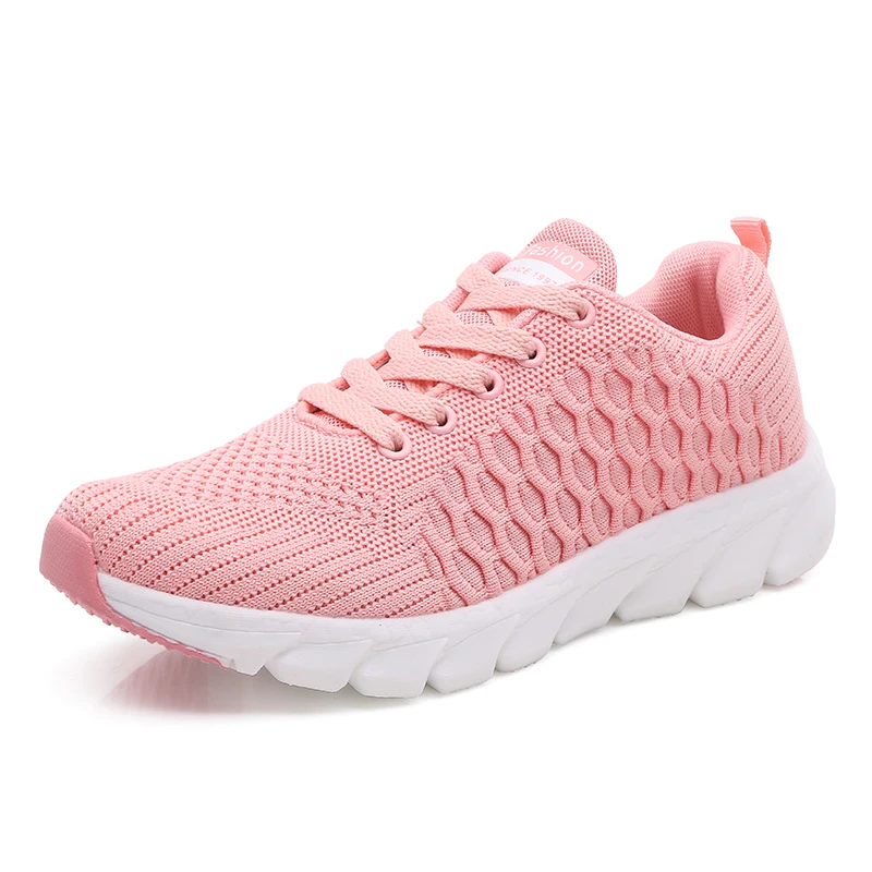 2019 Winter Women Tennis Shoes Female Comfortable Outdoor Jogging Sport Shoes Stable Athletic white black pink Soft Trainers hot