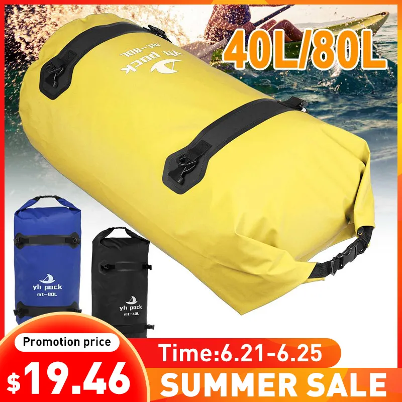 40 л/80 л мотоциклетный уличный сухой водонепроницаемый рюкзак для дайвинга