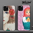 Модный чехол для телефона с русской матрешкой для iPhone SE 2020 11 Pro Max 8 Plus 5S SE 6 6S 7 8 plus X XS Max, чехол для телефона, мягкий чехол из ТПУ