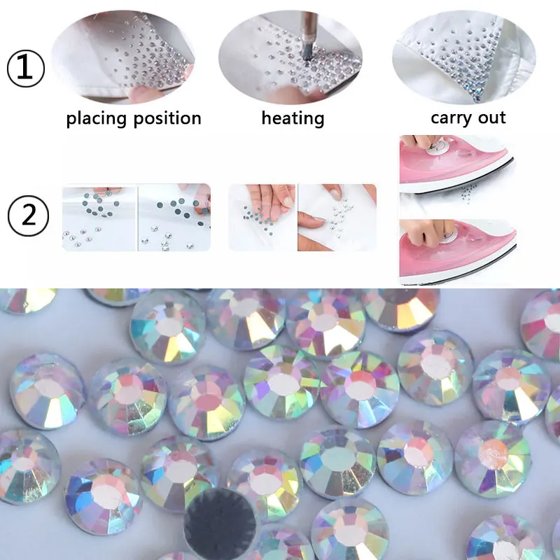 Большая Акция! 1440 шт. прозрачные стразы для свадебных платьев 3 мм|dmc crystal|hotfix