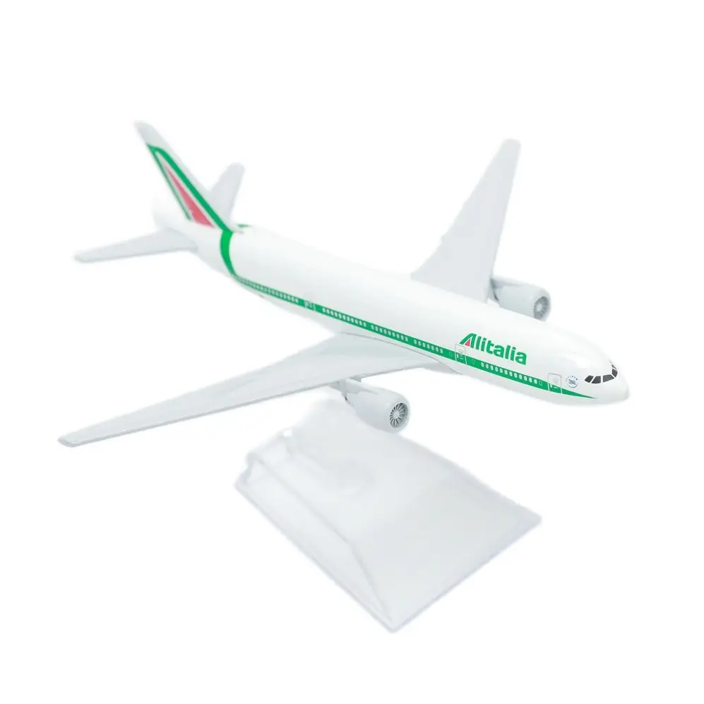 

Alitalia Airlines Boeing 777 Aircraft Diecast Model 6" Metal Airplane Miniature Collection Toys
