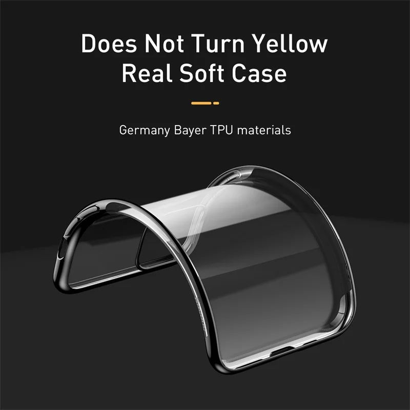Baseus Silicone Phone Case Cover For iPhone 11 Pro Max High Quality Soft TPU Protection Back Coque Funda | Мобильные телефоны и