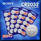 Литиевые кнопочные батарейки Sony 3V CR2032 BR2032 DL2032 ECR2032 CR 2032, 20 шт.