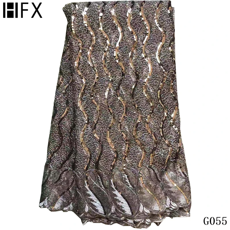 HFX африканская кружевная ткань швейцарское кружево хлопок сухая высокое
