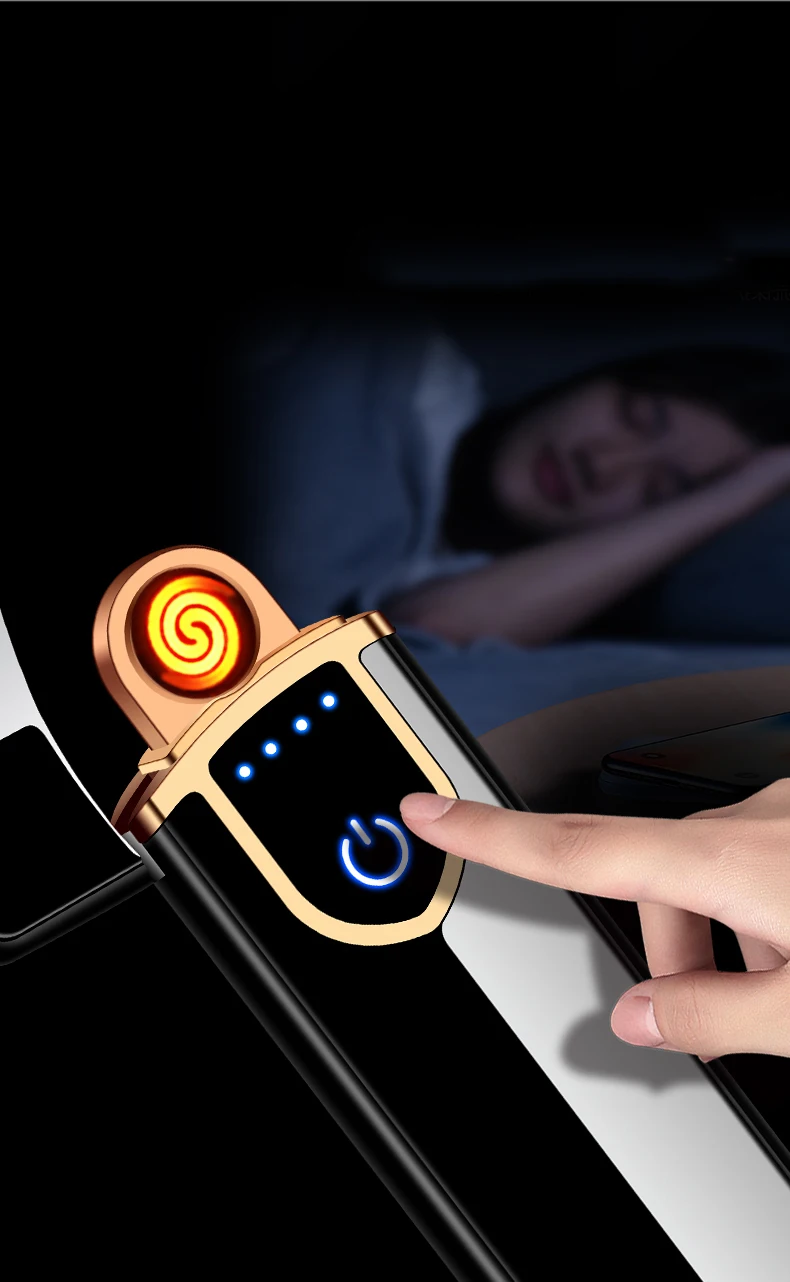 Encendedor гравировка буквы цифровой настраиваемый USB Elctronic зарядка Зажигалка сенсорный ветрозащитный Smok сигареты классический