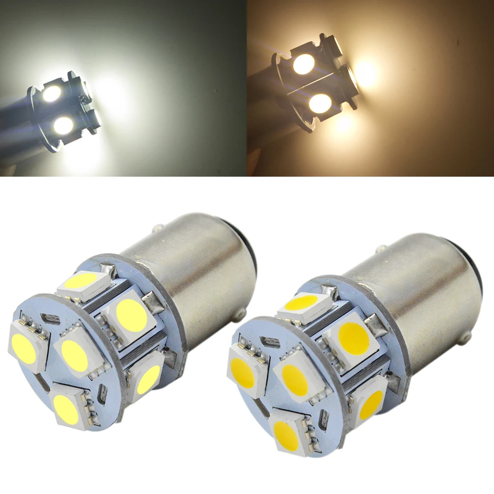 4x1156 BA15S BA15D 5050 9 автомобильный СВЕТОДИОД SMD белый теплый AC/DC 6-30V судовой мотоцикл
