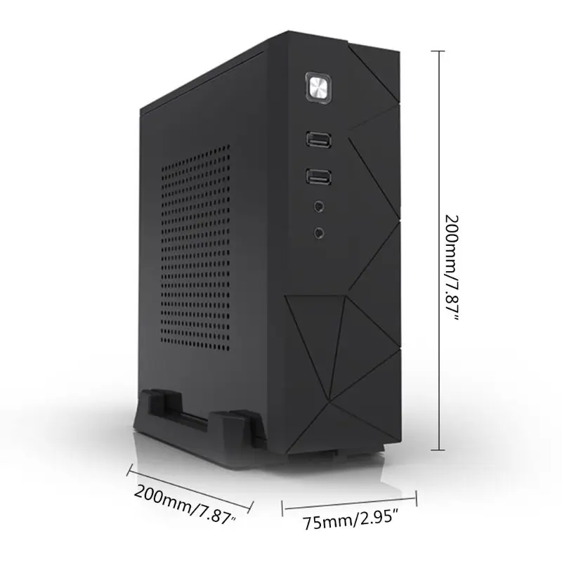 

MXLC JX01 SECC Mini ITX HTPC Chassis Usb2.0 Game Computer Case Box Desktop PC Enclosure Black
