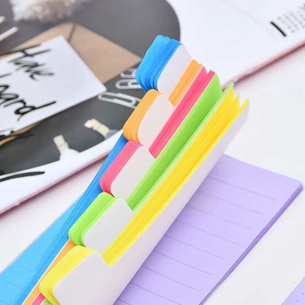 

Цельный креативный цвет ed разделитель клейкие заметки набор заметок приоритет офисный стиль Закладка клейкие цели набор с цветным Pa J7M1