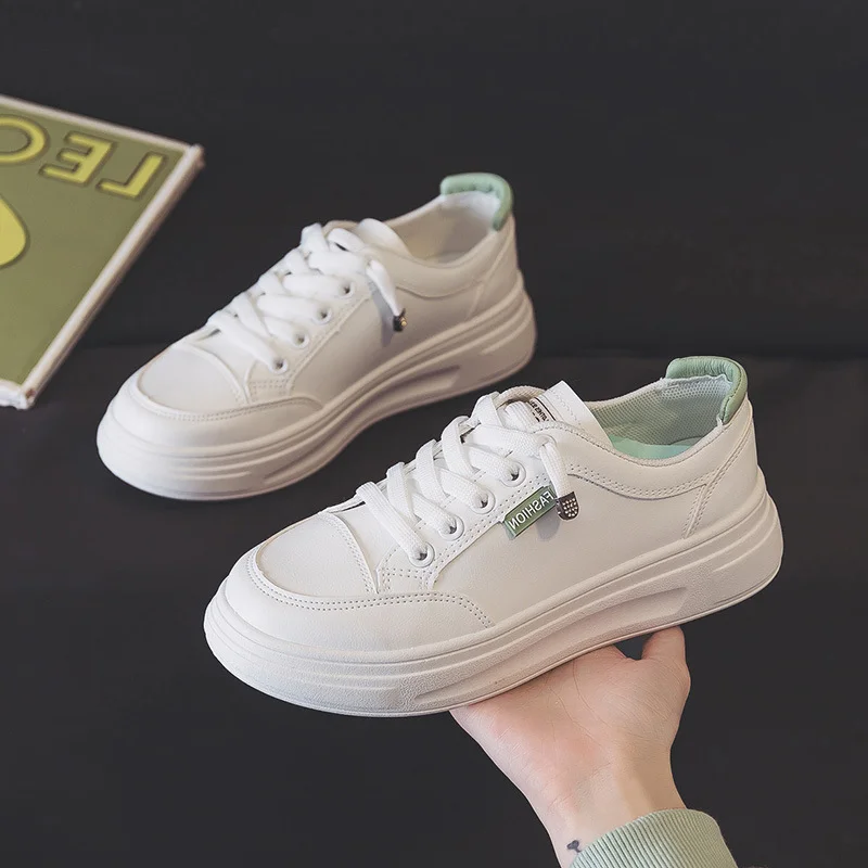 

Women Sneakers Fashion Woman's Shoes Spring Trend Casual Sport Shoes For Women New Comfort White Vulcanized Platform Shoes