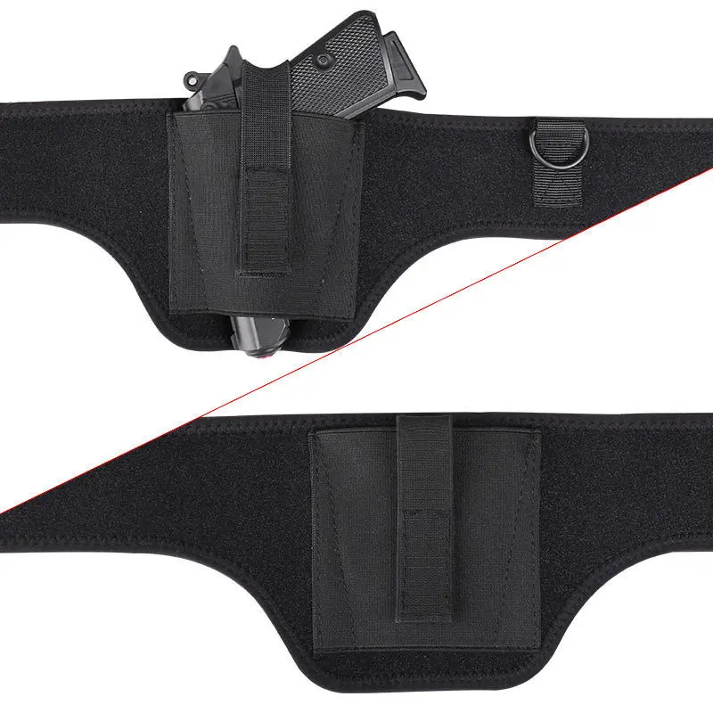 Durable and Flexible Tactical Adjustable Belly Band Waist Pistol Gun Holster Belt Girdle for glock all size | Спорт и развлечения