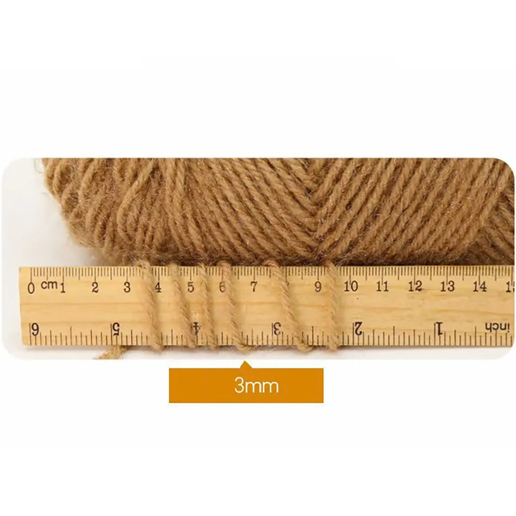 Яркая шелковая полиэфирная нить ручной вязки шарф Diy свитер пальто линия зимние