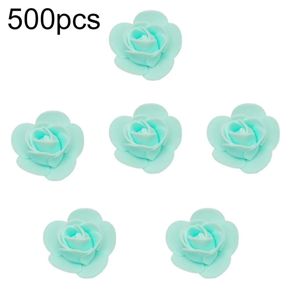 Новое поступление 500 шт 3,5 см ПЭ пена Искусственный цветок розы DIY медведь кукла Дворец бракосочетаний Декор