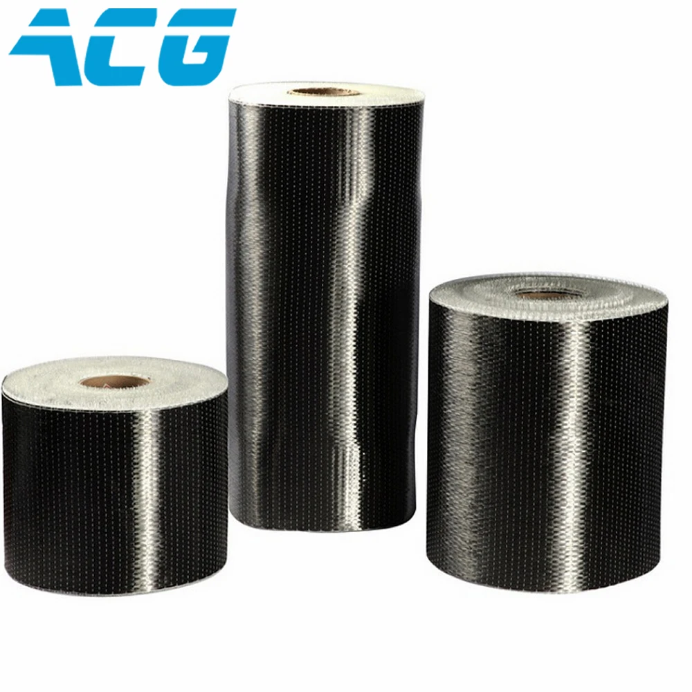 Ткань из углеродного волокна 12K 300 г/м2 ширина 30 см одностороннее углеродное