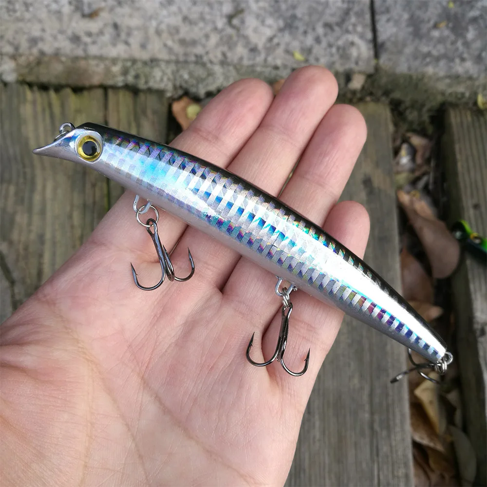 Рыболовная приманка гольян 12 см 13 г 1 шт. Джеркбейт плавание на глубине воблер