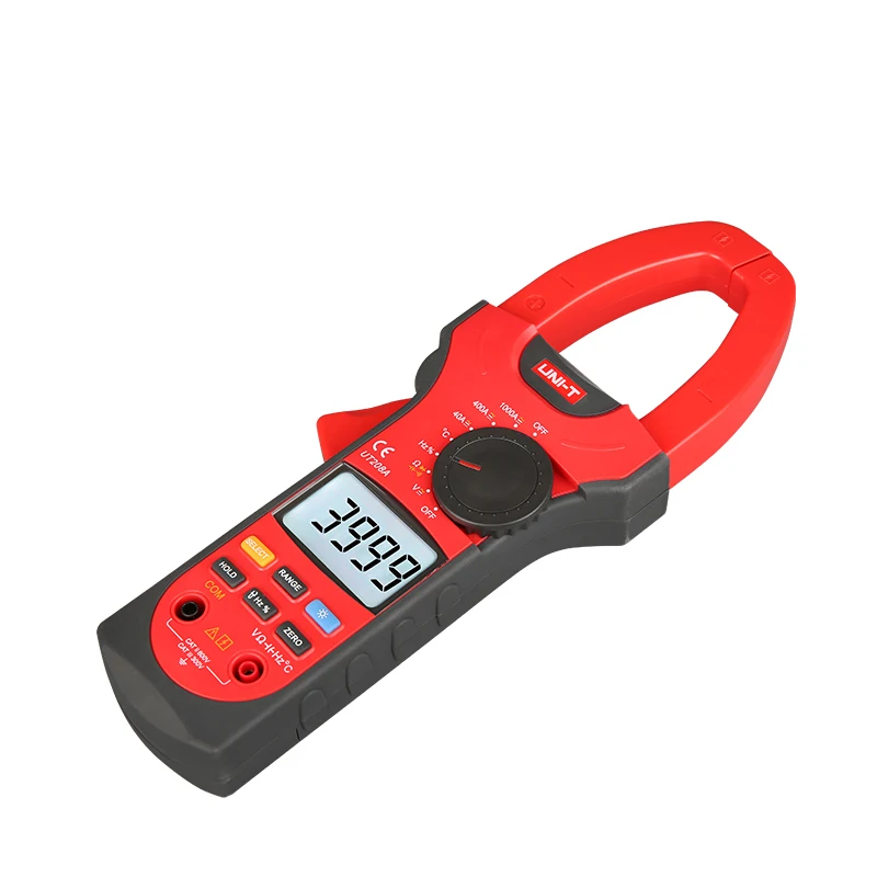 UNI T UT207A/UT208A/UT209A 1000A цифровой клещи AC/DC Амперметр