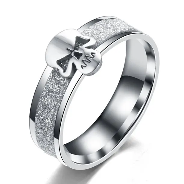 Мужское и женское кольцо с черепом из нержавеющей стали марганского 316 6 мм |