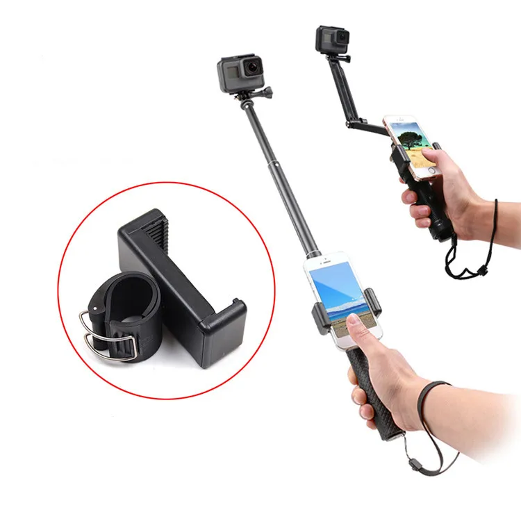 Для селфи на моноподе Stick с Bluetooth Контролируемая ручным моноподом Регулируемая