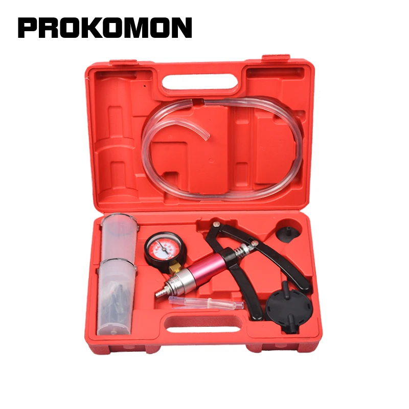 Ручной вакуумный насос набор для прокачки тормозов тестер отверстий