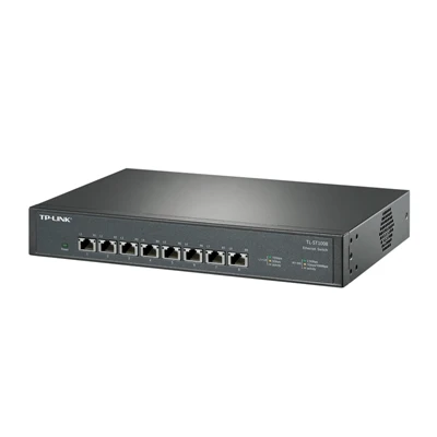 Tp-link 10gbe переключатель 10 Гб rj45 10-гигабитный 10g Гбит/с ethernet 8*10000 Мбит/с tl-st1008 Plug and play |