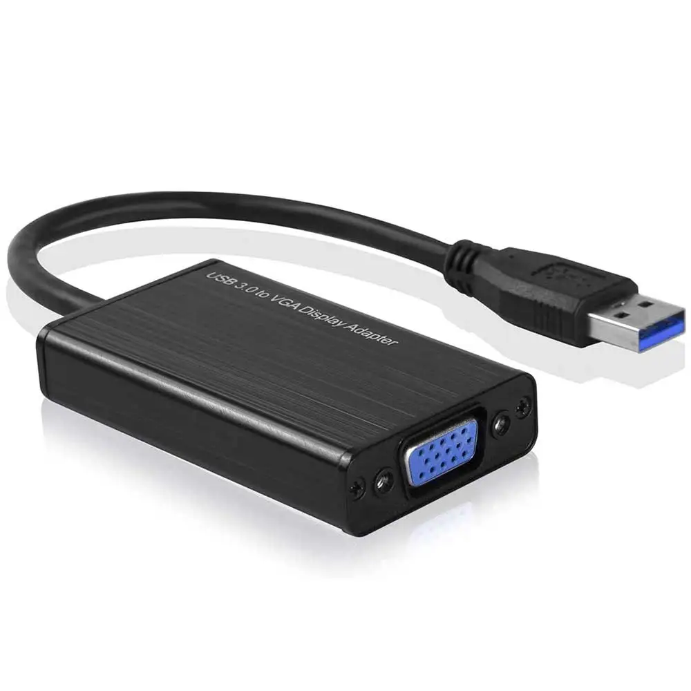 

USB to VGA Adapter 1080P HD USB 3.0 to VGA Converter Video Audio Multi Monitor Projector HDTV Adapter For PC Laptop