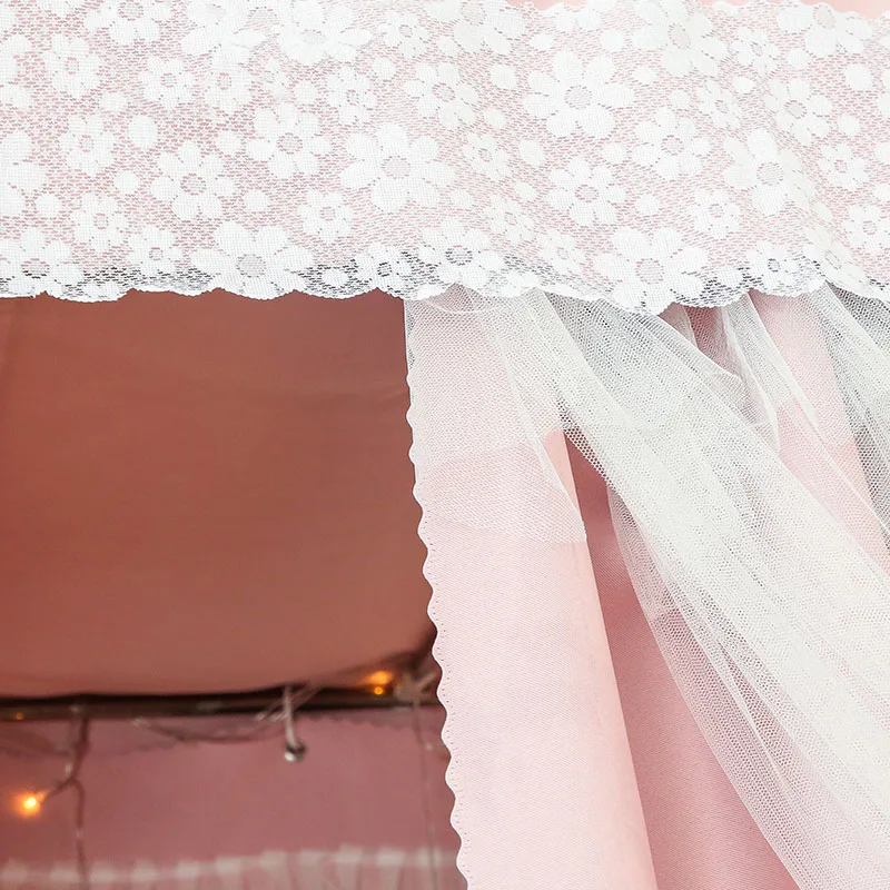 Занавеска для кровати в виде сердца девушек утолщенная затеняющая Верхняя и