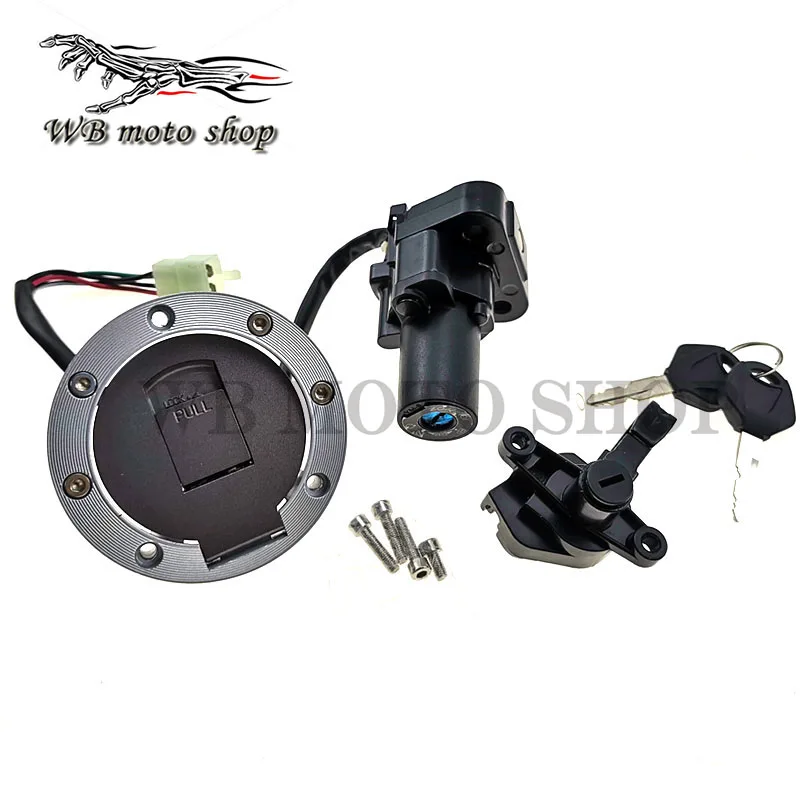 Motorcycles Ignition Switch Gas Cap Seat Key Lock Set For Yamaha XJR 1200 XJR1300 XJR400 FZ400 | Автомобили и мотоциклы