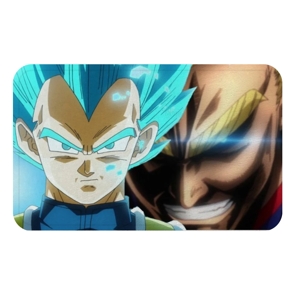 Сон Гоку мультфильм Dragon Ball коврик с рисунком из аниме коврик для ванной декоративные Противоскользящие коврики комната автомобиль пол бар ковры домашний декор для дверей подарок - Цвет: Лиловый