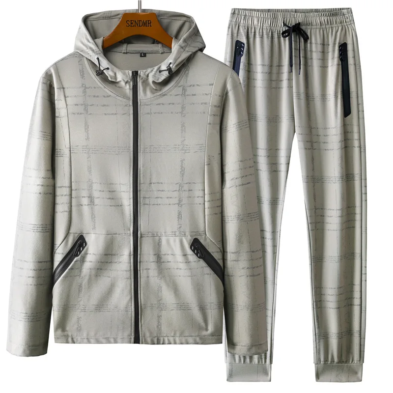 В клетку с капюшоном рисунком спортивный Спортивный костюм 62% Вискоза Для мужчин