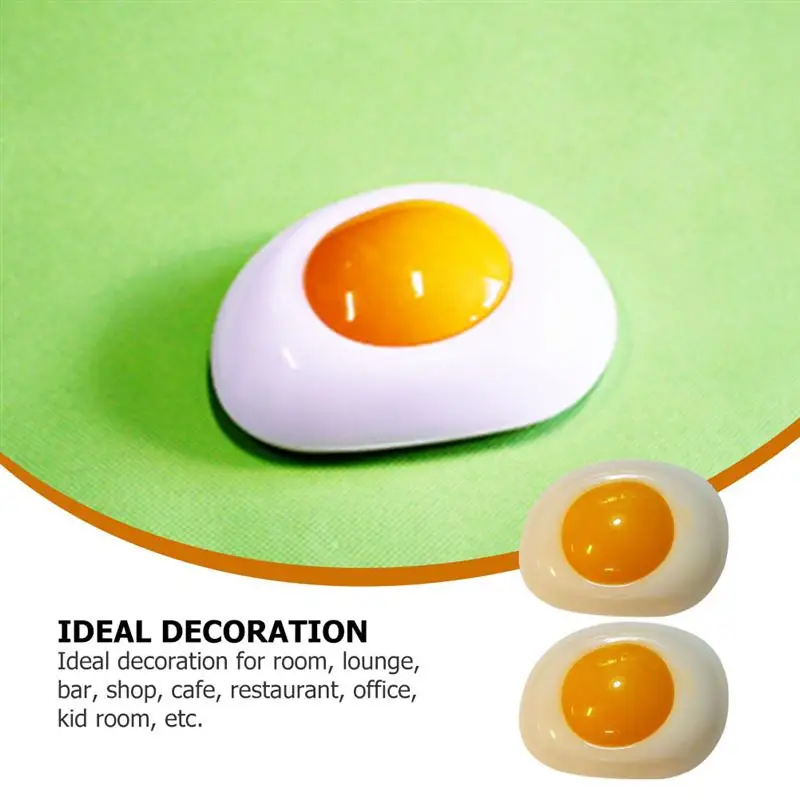

2PCS Poached Egg Pat Light Lovely Small Night Light Decorative Pat Night Lamp