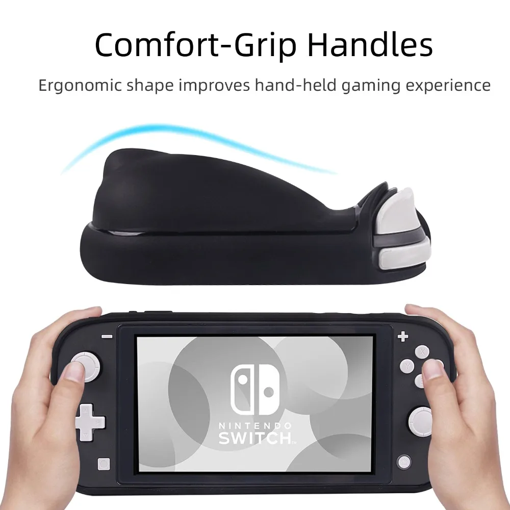 Мягкий ТПУ чехол CHINFAI для shand Switch Lite эргономичный Нескользящий Резиновый защитный чехол-подставка для NS Switch Lite мини-консоль