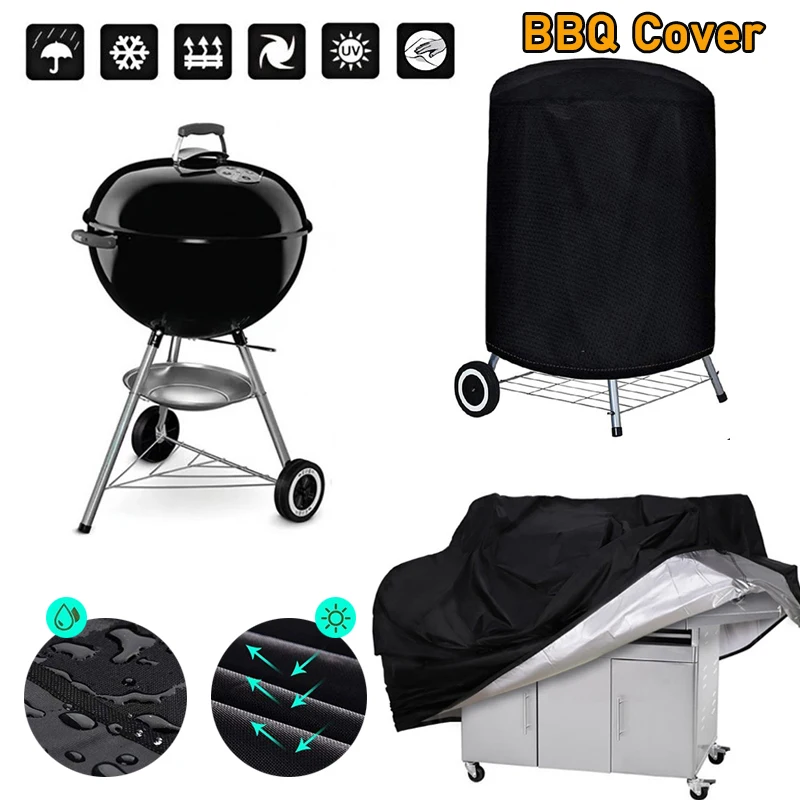 BBQ Grill Barbeque Cover Anti-Dust Waterproof Weber Heavy Duty Charbroil Outdoor Rain Protective Barbecue 29Size | Дом и сад