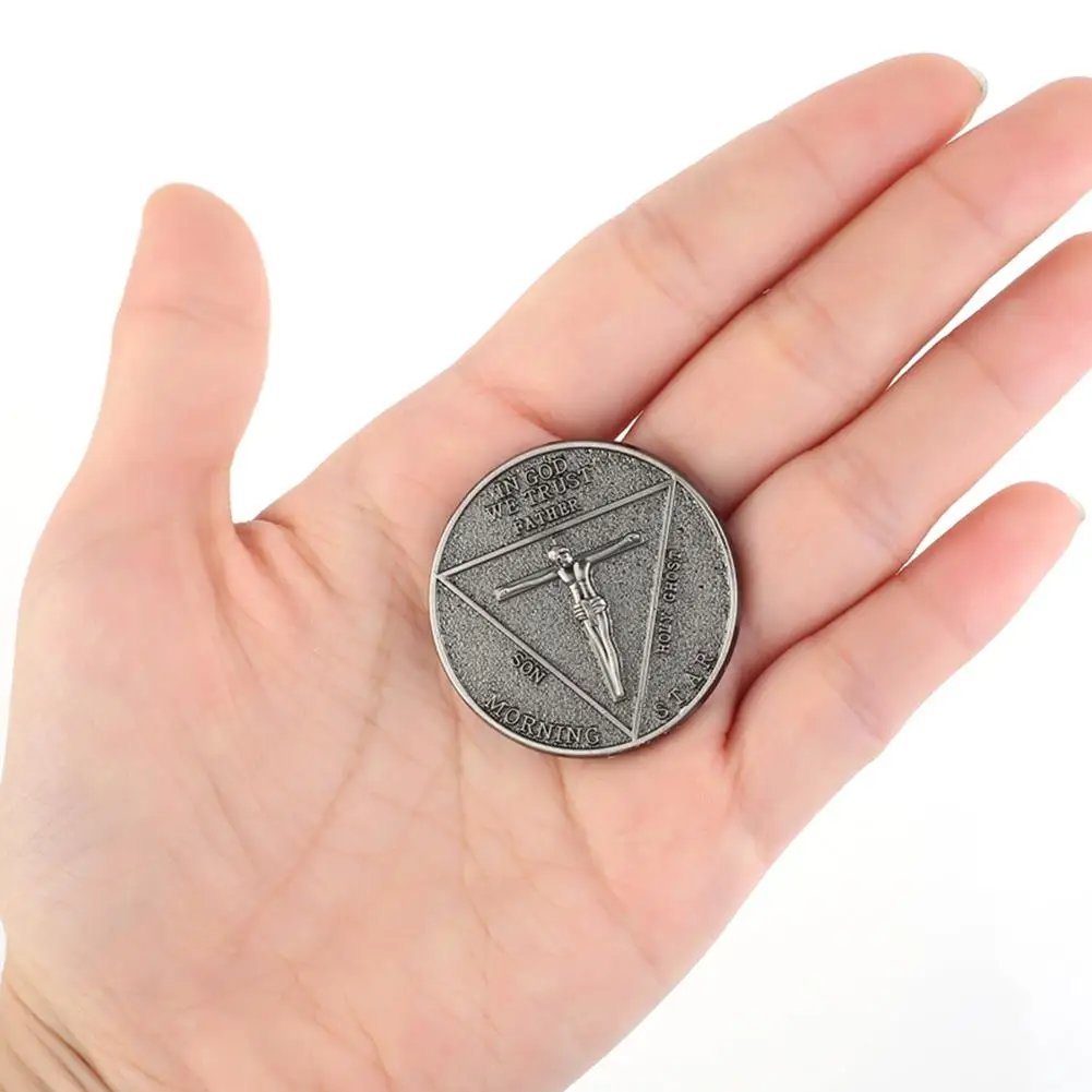 ТВ шоу Люцифер Утренняя звезда сатана пентесет Косплей монета памятная значок