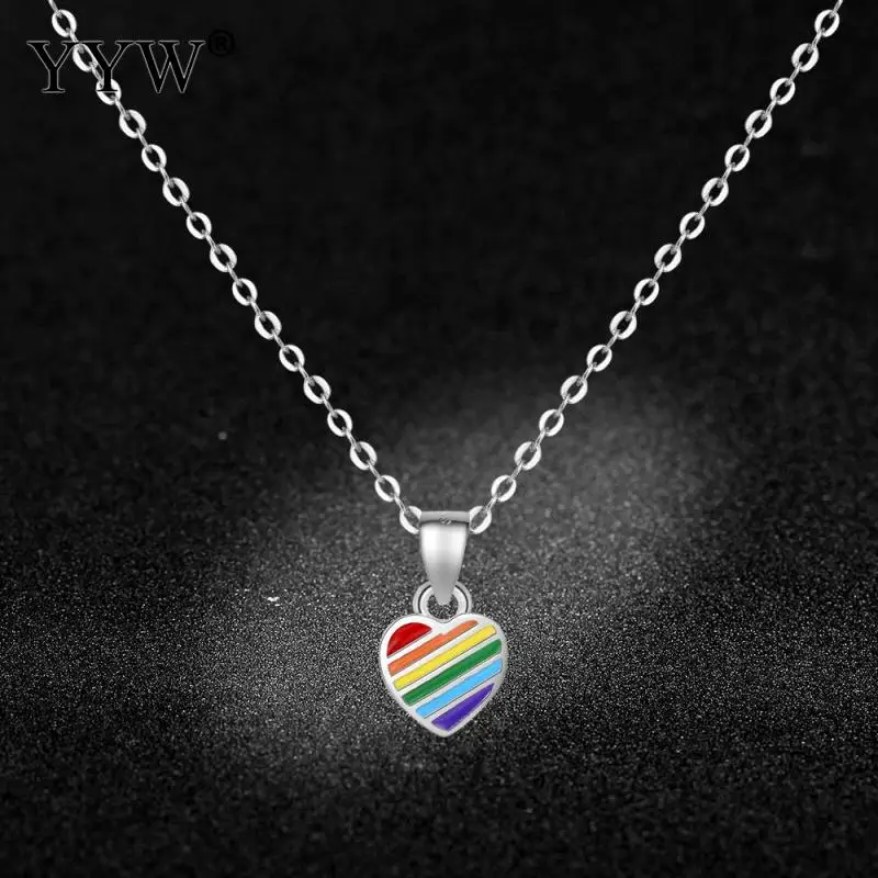 Новинка ожерелья из стерлингового серебра 925 пробы женские Разноцветные