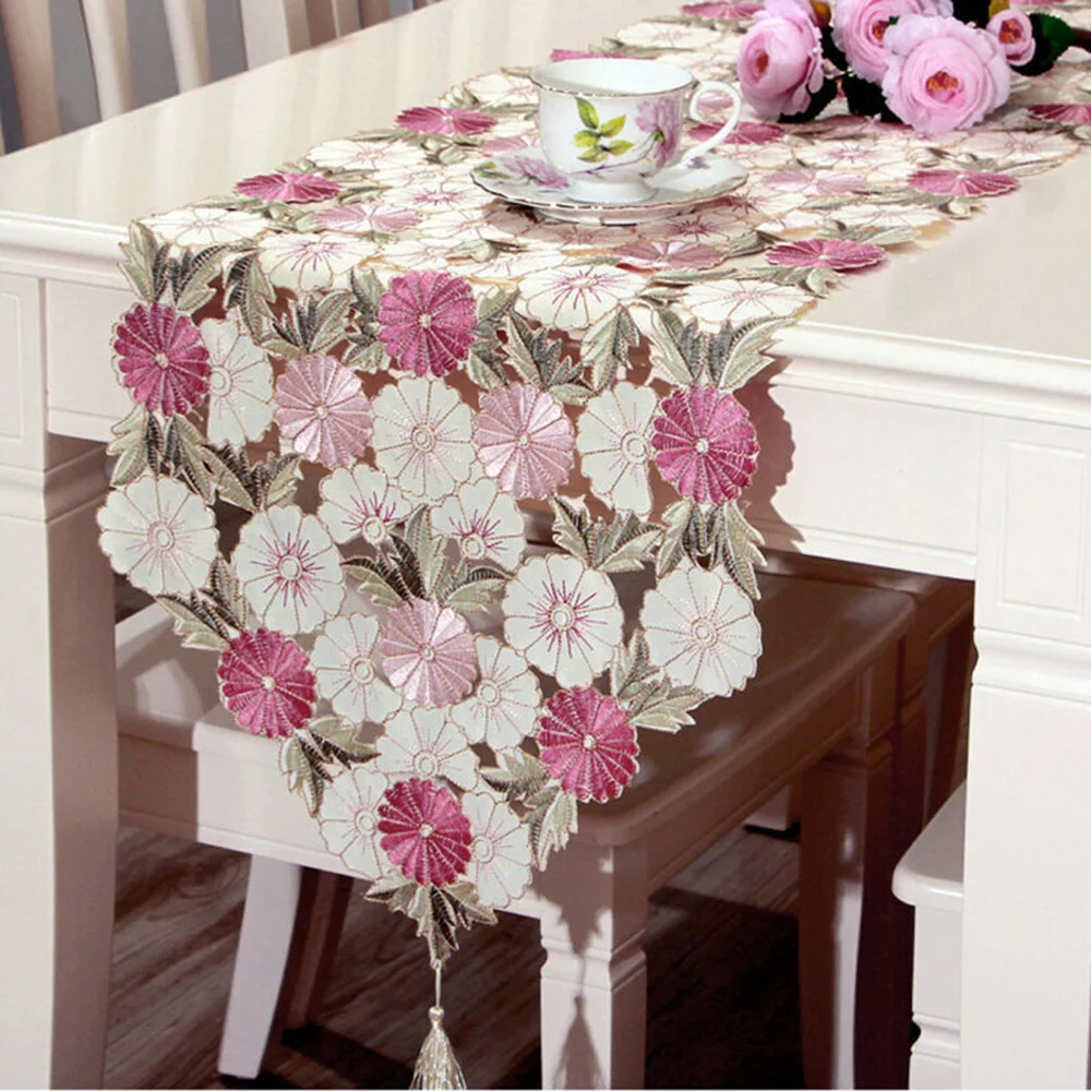 

Practical Vintage Oval Embroidered Satin Fabric Durable 1 pcs High Quality