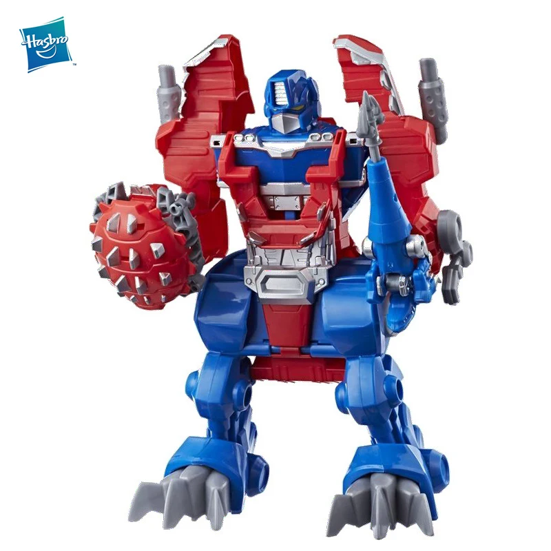 

Hasbro Transformers Rescue Bots Knight Watch Optimus Prime Grimlock Peter Cullen Children's Autobot Deformation Toy Model Gift
