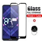 2в1 Защитное стекло для huawei honor 8A защита экрана объектив камеры для huawei honor Play 8A honor 8a pro Закаленное стекло пленка