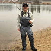 light weight fly fishing chest waders breathable waterproof chest wader pants for river fishing rafting farm men women