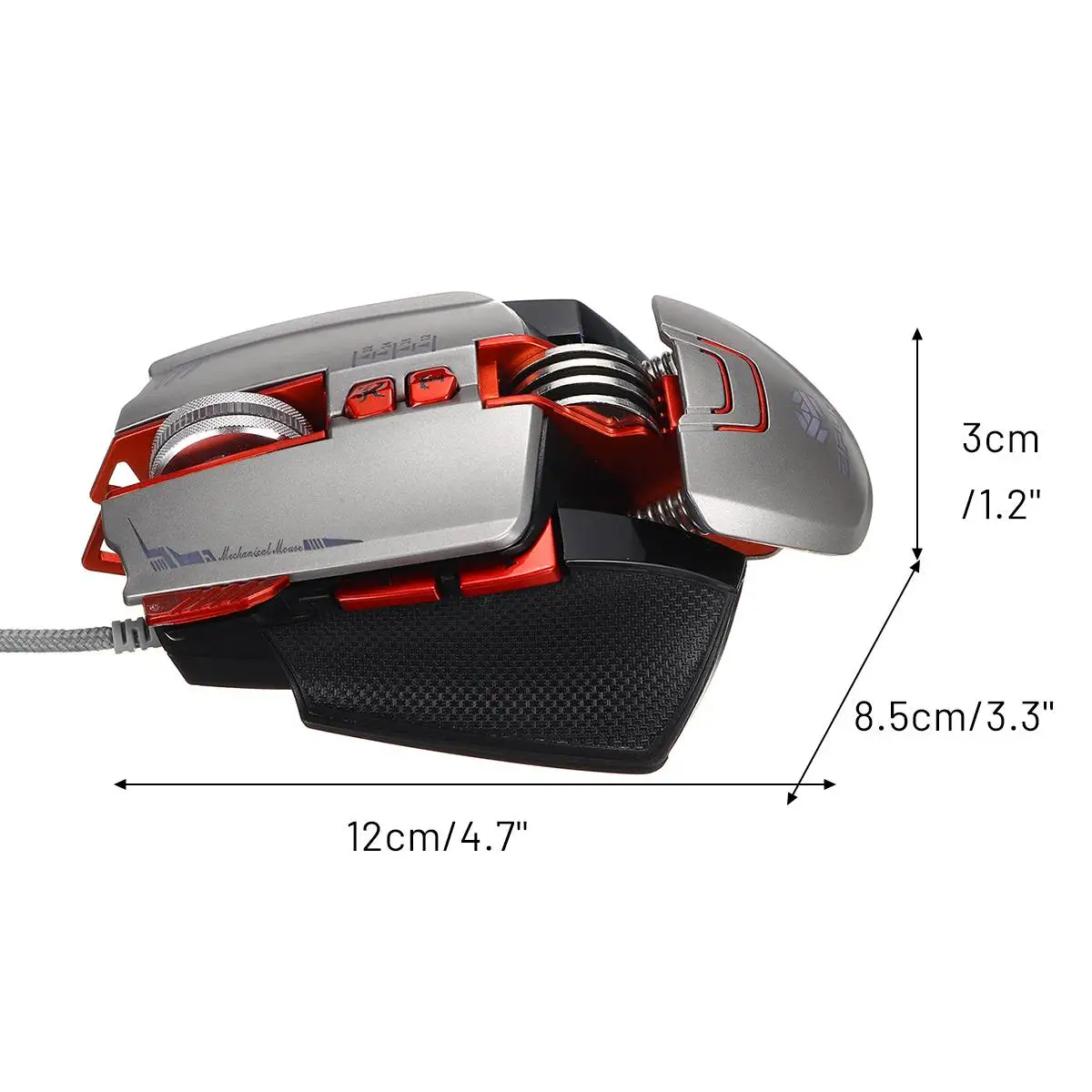 

8D Professional Gamer Gaming Mouse Wired LED Computer Mice 3200DPI Adjustable Optical USB Cable Silent Mouse for laptop PC