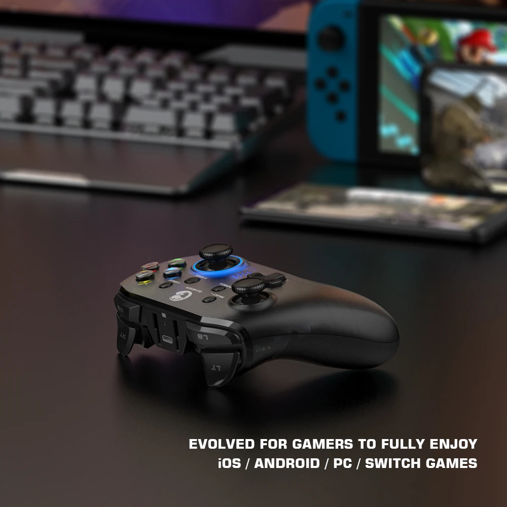 GameSir T4 Pro 2.4GHz Wireless Mobile Controller Bluetooth Gamepad with 6-axis Gyro for Nintendo Switch / Android iPhone PC |