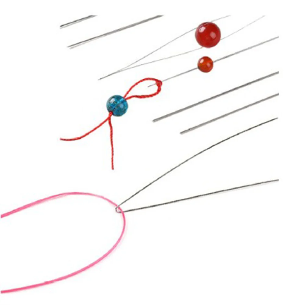 

18pcs Handwork Beading Needles Kit Threaders Set Sewing Needles with Storage Bottle DIY Jewelry Making Accessaries (4.5/5.8/7.6/